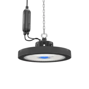 Round LED High Bay Light Fixtures 200 Watts LED High Bay Lamp Lighting for Warehouses Gyms