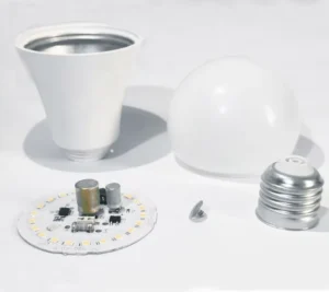 SKD LED Light Bulb with E27 B22 Base 7W to 24W DOB Driver AC Power Supply Raw Material for SKD CKD