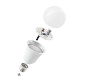 SKD LED Light Bulb with E27 Base 7W to 24W DOB Driver AC Power Supply Raw Material for CKD