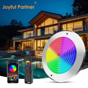SS316 25W LED Pool Light AC12V IP68 Waterproof RGBW WiFi Smart App Control PAR56 Retrofit Replacement Bulb for Inground