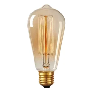 ST64 Filament Bulb 6W 6.5W 7.5W 8W Dimmable Bulbs 2700K Warm White for Indoor Cafe Decoration LED Lights
