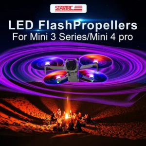 STARTRC Luminous Propeller Blades for Mini 4 Pro Drone Glow in the Dark LED Propellers with Boxed Packaging Flying Accessories