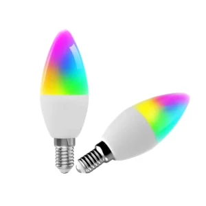 Smart Graffiti WiFi Candle Light E14 App Remote Control LED Bulb E26 E27 Downlight Lights for Home