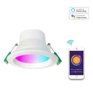 Smart Home Lights Tuya WiFi ZigBee Smart RGB Spot Light 5W 7W 8W 10W 12W IP44 RGB Downlights for Home Party