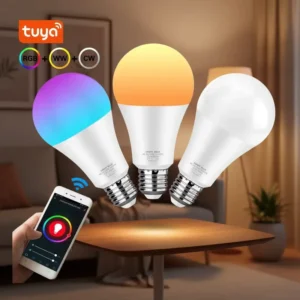 Smart LED Bulb Smart AC LED Light Bulbs Alexa Google Assistant WiFi for 9W RGB Dimmable E27