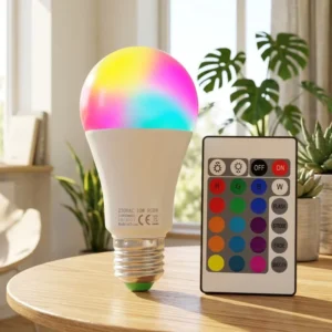 Smart LED Light RGBW Dimmable CRI 80 E26/E27/B22 AC 85-265V 10W Bulb