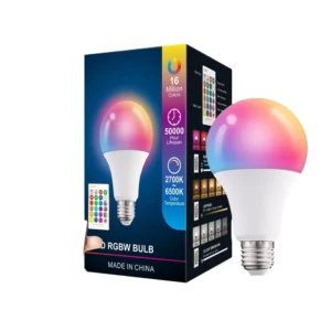 Smart LED RGBW Bulb Remote Control Color Changeable 3W 5W 9W 12W RGB 2700K 6500K
