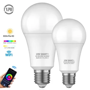 Smart Led Light Shipped Within 48 Hours B22 E27 E26 Tuya Alexa Wifi Led Light Smart Bulb With Alexa Lamp Google Home