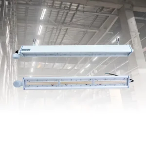 Smart Motion Sensor Linear LED High Bay Light 100W 240W IP66 Dimmable 2ft 4ft Warehouse Supermarket Lighting