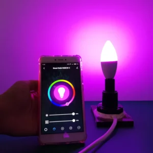 Smart RGB LED Bulb Lampara Bombillo GU10 A60 A70 C37 Zigbee Wifi Rgbcw Tuya Alexa 5W 9W Wireless Spot Light E27 Base Type