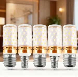 Super Bright 12W 16W LED Corn Bulb E27 220V Aluminium Body Milk Frosted Cover for Pendant Hotel Lighting CRI 80 10-Year Warranty