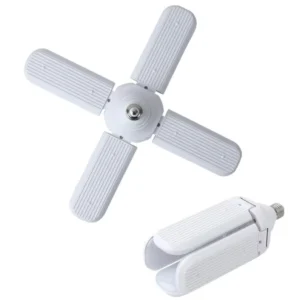 Super Bright Foldable B22 E27 2 3 4 Leaf LED Fan Blade Bulb Light 20W 40W 45W 50W 60W 6000LM