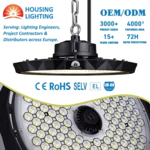 Super Bright IK08 Ip65 Waterproof Outdoor Factory Warehouse Gymnasium Industrial 100w 150w 200w ufo Led High Bay Light