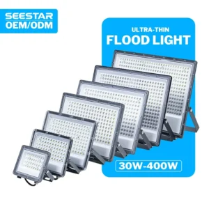Super Bright Outdoor LED Floodlight for Garden Yard Stadium 30W 50W 100W 150W 200W Flood Lights HPF LPF SKD Flood Lighting