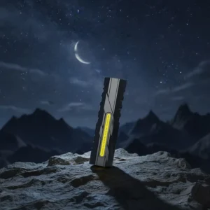 T9 LED Strong Flashlight EDC Blade Portable Aluminum Alloy Red Laser UV IP33 Waterproof Rechargeable Battery