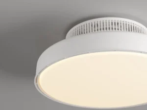 Turbine Bladeless Fan Light with Simple Design Without Fan Blades for Indoor Bedroom and Hotel LED Ceiling Fan Light