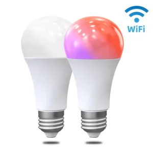 Tuya LB2 Smart WiFi RGB Bulb 16 Million Colors Music Sync Mode Voice Control with Alexa & Google Home Dimmable LED Light Bulb