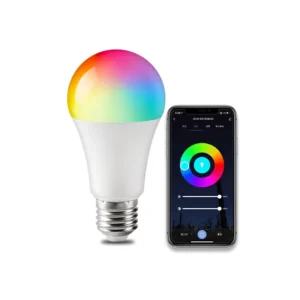Tuya RGB LED Smart A60 E27 B22 Bulb Dimmable AC85V-265V Works Alexa Google Home Magic Light for Office PC Material Lamp Body