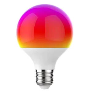 Tuya Smart E27 LED Globe Light Bulb G95 Dimmable RGB LED Bulb Adjustable CCT AC Power for E26 B22 Bases Follow Music Feature