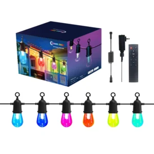 Tuya Smart IR Wifi BT APP Control Color Changing Outdoor Waterproof LED Bulb Strip Holiday Christmas Decoration Light