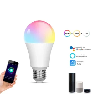 Tuya Smart Life WiFi Smart Bulb Alexa Voice-controlled RGBCW Dimming E27 E26 Bulb