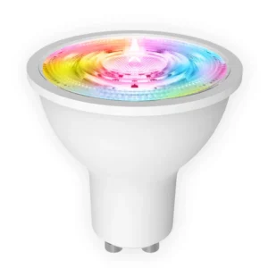 Tuya Smart RGB LED Bulb Dimmable Light with Wifi Works with Alexa Google Home AC90V-250V for GU10 Bases