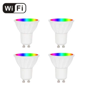 Tuya Smart WiFi 5W Spot Light Bulb Works with Alexa Google Home Dimmable GU10 LED Spotlight