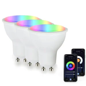 Tuya Smart WiFi RGB+CCT 5W LED Bulb Alexa Google Home GU10 Spotlights