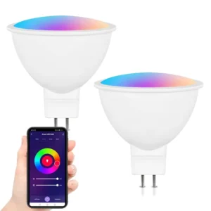 Tuya WiFi Smart Bulb Dimmable RGBCW LED Light 16 Million RGB Colors GU10 E27 GU5.3 Candle Lamp Alexa Google App Control