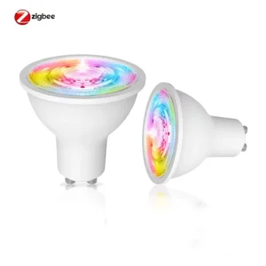 Tuya ZigBee GU10 WIFI Smart LED Bulbs RGB C+W White 5W Dimmable Lamps Smart Life APP Control Light Bulbs Work Alexa Google