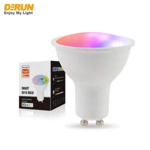 Tuya Zigbee GU10 Bulb RGBCCT 2200 to 6500K 3W 5W Outdoor GU10 Smart Bulbs with Alexa Google Home