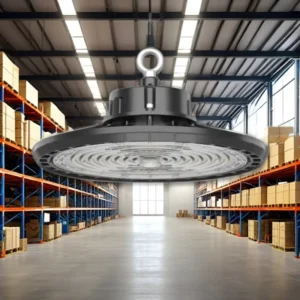 UFO 100W 150W 200W IP65 Waterproof LED Indoor Warehouse Motion Sensor Dimmable High Bay Light with 5 Year Warranty and CRI 80
