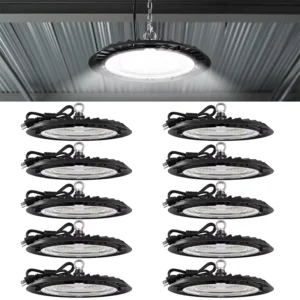 UFO Aluminum High Bay Light 150W IP65 19500 Lumens 5000K for Commercial Warehouse Factory Workshop