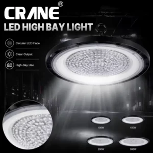 UFO Factory Highbay Lights 100W 150W 200W 300W Industrial Warehouse Workshop LED High Bay Light