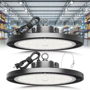 UFO High Bay Light 250W 35000lm SMD2835 IP66 Ra90 Warranty Plug 5ft Cable (Equiv. 1000W MH/HPS/HID) 5000K