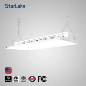 USA Stock 3000K 4000K 5000K CCT Selectable LED Linear High Bay Light 170m W Highbay 300W Industrial Lamp For Warehouse