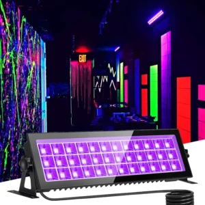 UV Flood Light 395nm Ultraviolet Floodlight Fluorescent Stage Lamp Curing Waterproof 110V 220V for Halloween Dance Body Paint