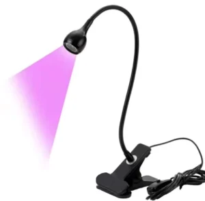 UV LED Lamp Stainless Steel Beauty Tool for Lashes Germicidal UV Light Tweezer Cleaner