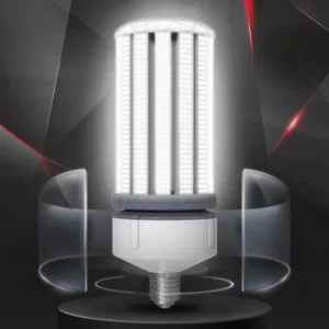 Ultra Bright 100W 5000K E39/E40 Base Cylindrical LED Corn Bulb with Powerful Cooling High CRI>80 130lm/W for Home Warehouse Use