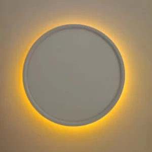 Ultra Thin Indoor Home Backlight Ceiling Lamp Bedroom Surface Mounted Lighting Fixture Round LED Backlit Ceiling Lights