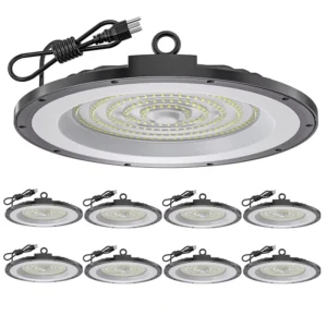 Ultra thin High Lumen High Bay Light Aluminum IP65 300W Industrial Lamp CE ETL Certified 5 Year Warranty