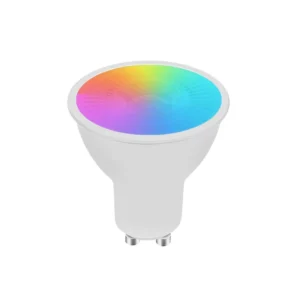 VERTEX GU10 Led Lamps App Control 5W SMD Chip RGB CCT GU10 GU5.3 Smart Led Lamps WIFI Tuya Bulb CE RoHs