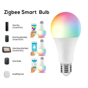 WIFI Control RGB Smart Wifi Lighting E27 Bulb Wireless App Control Adjustable A19 Led Blub