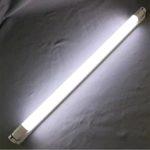 Warehouse Hanging Tube Lamp Aluminum Housing 24W Black Office LED Linear Tube Light