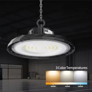 Warehouse High Bay Light Industrial Lamp 3 Colors CCT Adjustment UFO High Bay LED Lamp High Mask Light 100W 150W 200W