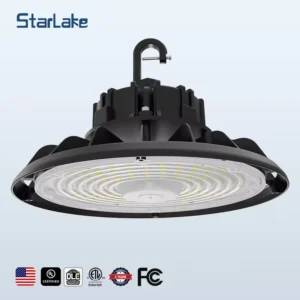 Warehouse Usa Dlc Certificate Ufo Led High Bay Light Industrial Warehouse Lights 60W 100W 120W 150W 5000K 4000K Led Parking Lot