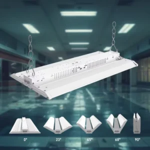 White Led Linear High Bay Light 12000Lm 80W Power and Color Selectable Industrial LED Linear High Bay Lamp