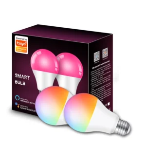 WiFi Smart 9W RGB LED Lamp E27 B22 Base Bulb with Alexa Google Home APP