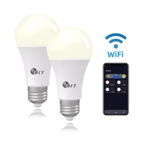 WiFi Smart LED Bulb E27 Dimmable RGB Light Compatible with Alexa Google Home App Remote Control Smart Lighting