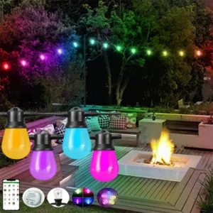 WiFi Smart LED Filament Bulb, Garden Light, Outdoor Waterproof
